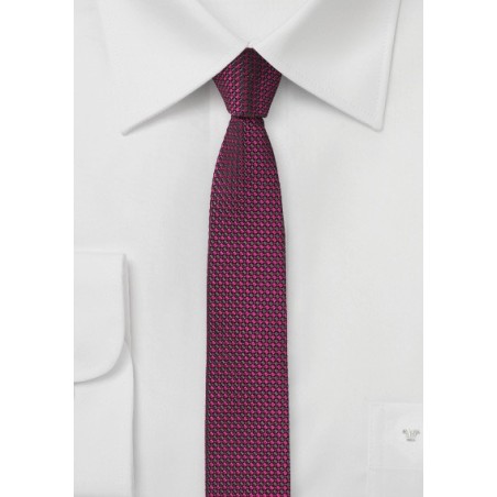 Super Skinny Tie in Watermelon Pink