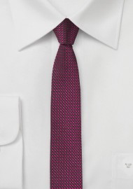 Super Skinny Tie in Watermelon Pink