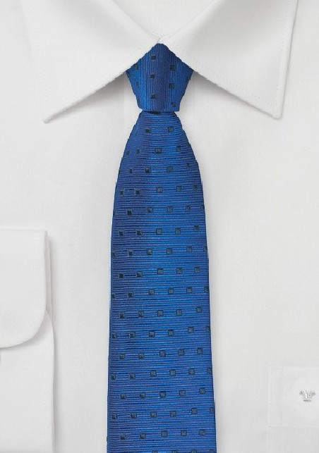 Royal and Navy Skinny Designer Tie