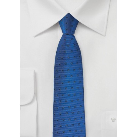 Royal and Navy Skinny Designer Tie