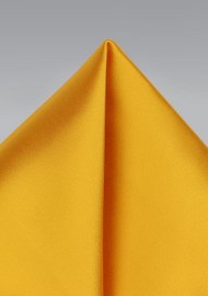 Golden Saffron Pocket Square