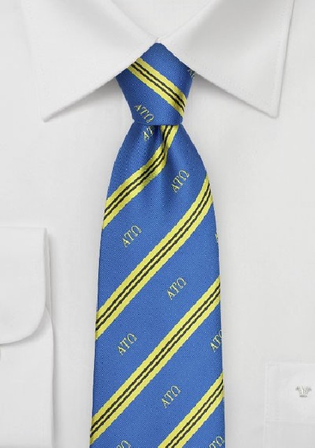 Striped Silk Tie for Alpha Tau Omega