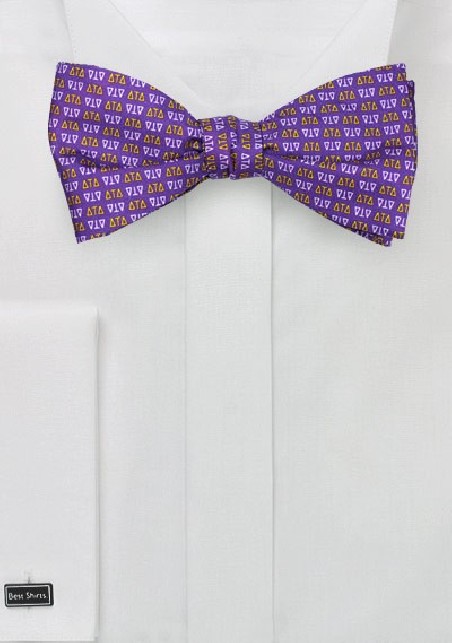 Self Tied Bow Tie for Delta Tau Delta