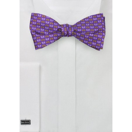 Self Tied Bow Tie for Delta Tau Delta