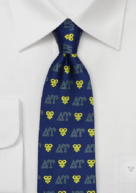 Delta Upsilon Silk Necktie