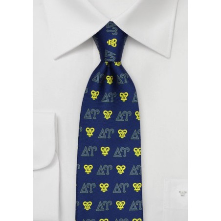 Delta Upsilon Silk Necktie