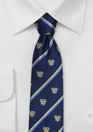 Striped Skinny Tie for Delta Upsilon