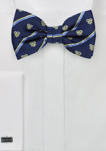 Crested Bow Tie for Delta Upsilon