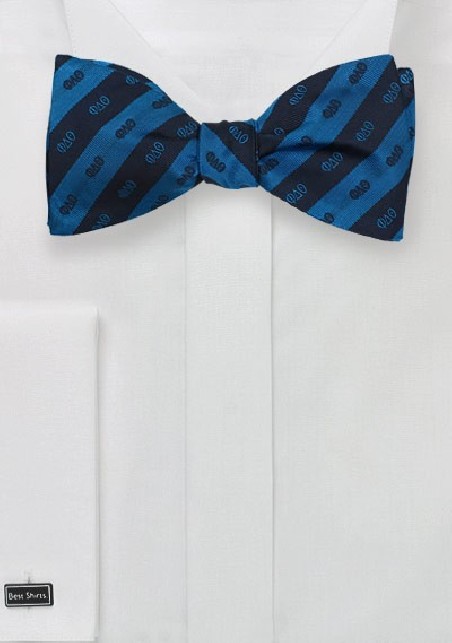 Self Tie Silk Bow Tie for Phi Delta Theta