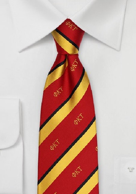 Phi Kappa Tau Silk Striped Tie