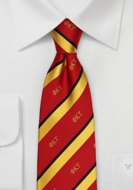 Phi Kappa Tau Silk Striped Tie