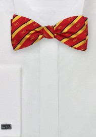 Striped Silk Bow Tie for Phi Kappa Tau