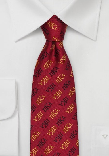 Pi Kappa Alpha Silk Necktie