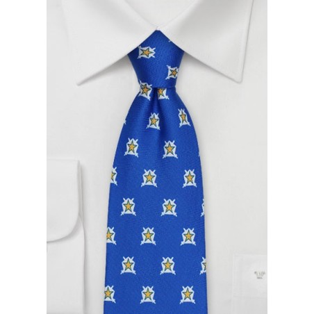 Printed Silk Tie for Pi Kappa Phi