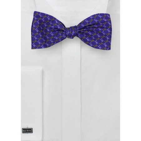 Self Tied Silk Bowtie for SAE