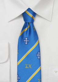 Crested Skinny Necktie for Sigma Chi