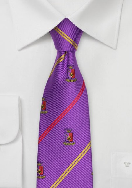Purple Skinny Tie for Sigma Phi Epsilon