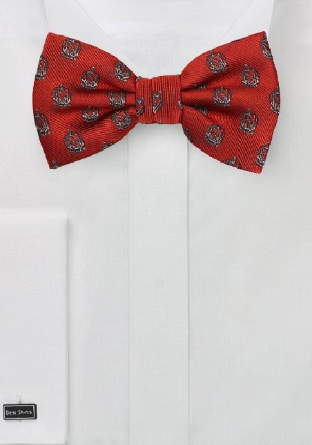 TKE Fraternity Crested Bow Tie