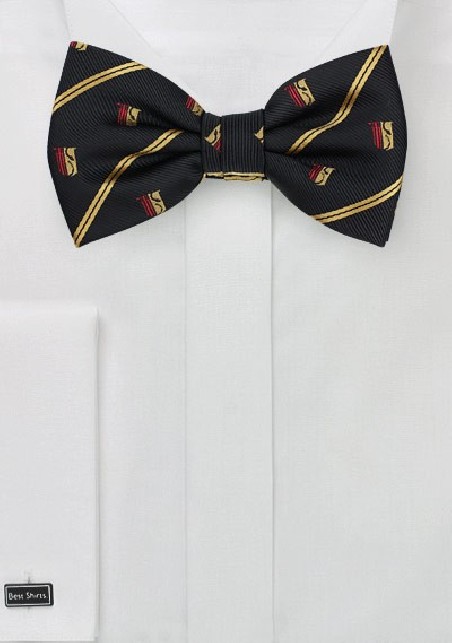 Black and Gold Bowtie for Theta Chi