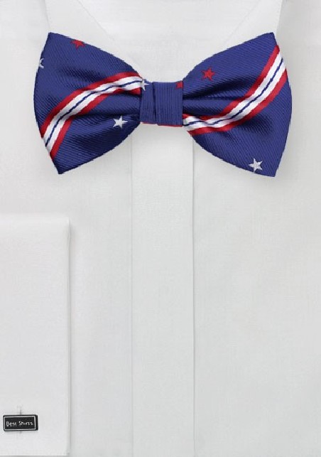 Stars and Stripes Bow Tie