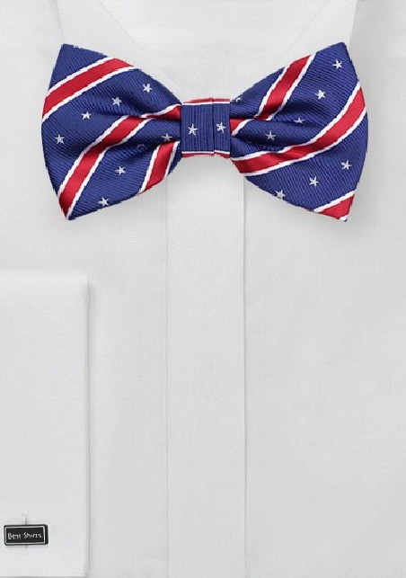 Trendy 4th of July Mens Bowtie
