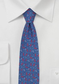 Firecracker Print Summer Tie