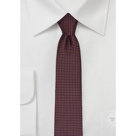 Copper Colored Skinny Tie