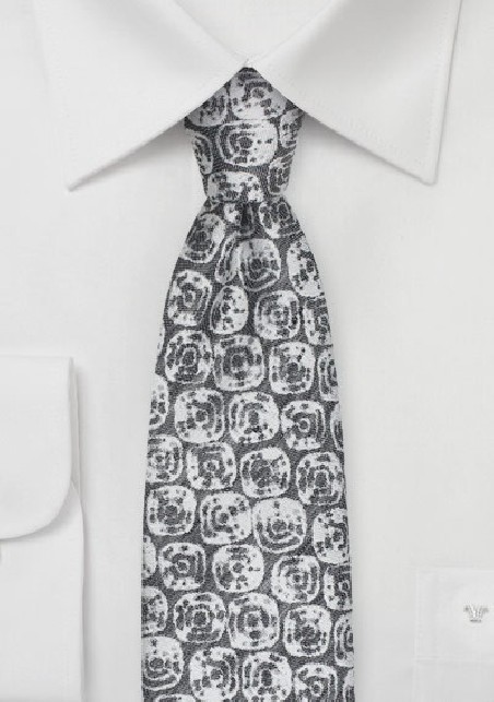 Linen Summer Tie in Taupe Gray