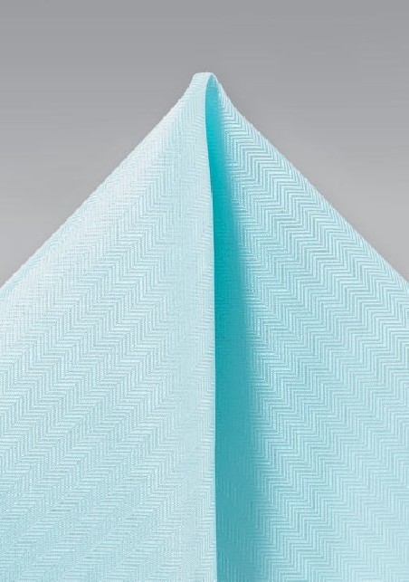 Pool Blue Textured Hanky