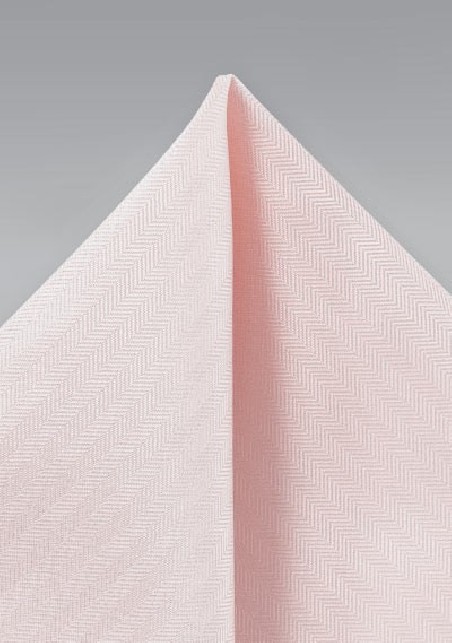 Textured Hanky in Peach Blush