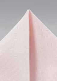 Textured Hanky in Peach Blush