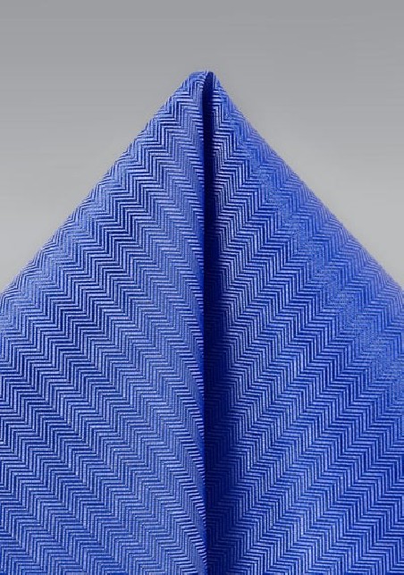 Marine Blue Textured Hanky