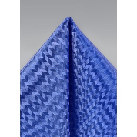 Marine Blue Textured Hanky
