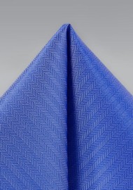Marine Blue Textured Hanky