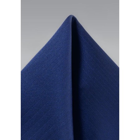 Textured Hanky in Royal Navy