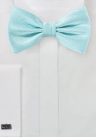Pool Colored Herringbone Bowtie