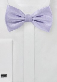 Light Lavender Herringbone Bow Tie