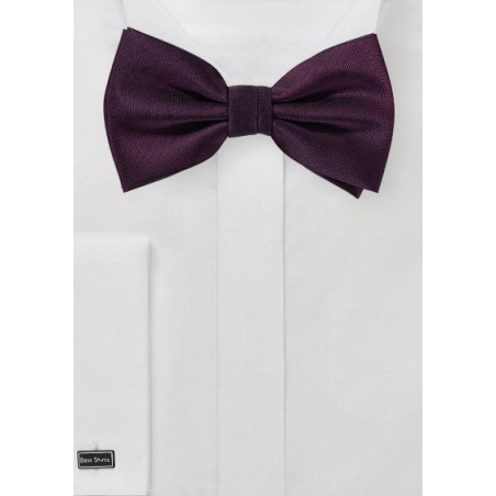 Grape Colored Mens Bow Tie