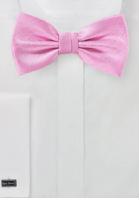 Carnation Pink Bowtie