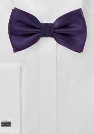 Royal Purple Herringbone Bowtie