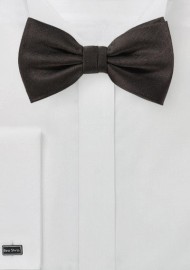 Dark Coco Brown Bow Tie
