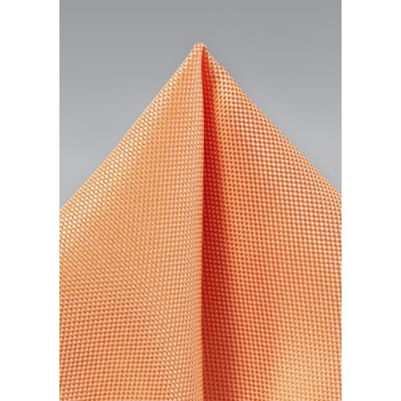 Tangerine Men's Summer Pocket Square