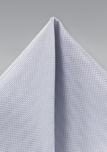 Classic Silver Textured Hanky