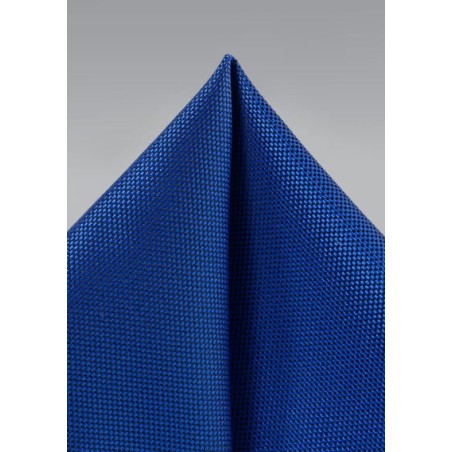 Bright Blue Textured Hanky
