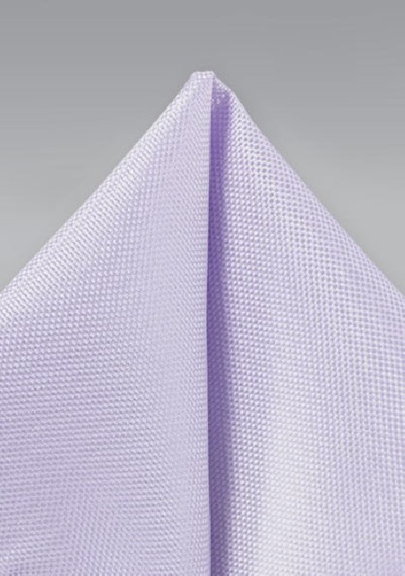Pastel Lavender Textured Pocket Square