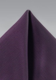 Matte Finish Pocket Square in Grape