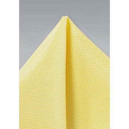 Canary Yellow Textured Hanky