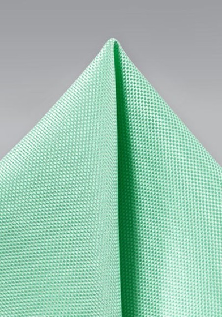 Textured Pocket Square in Mint