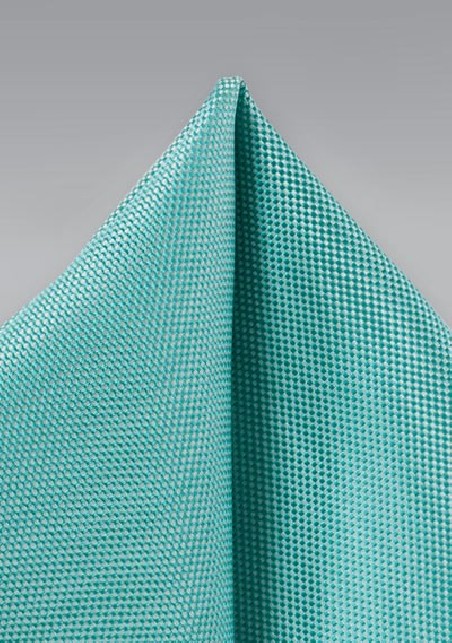 Mermaid Blue Pocket Square