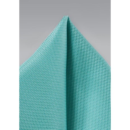 Mermaid Blue Pocket Square